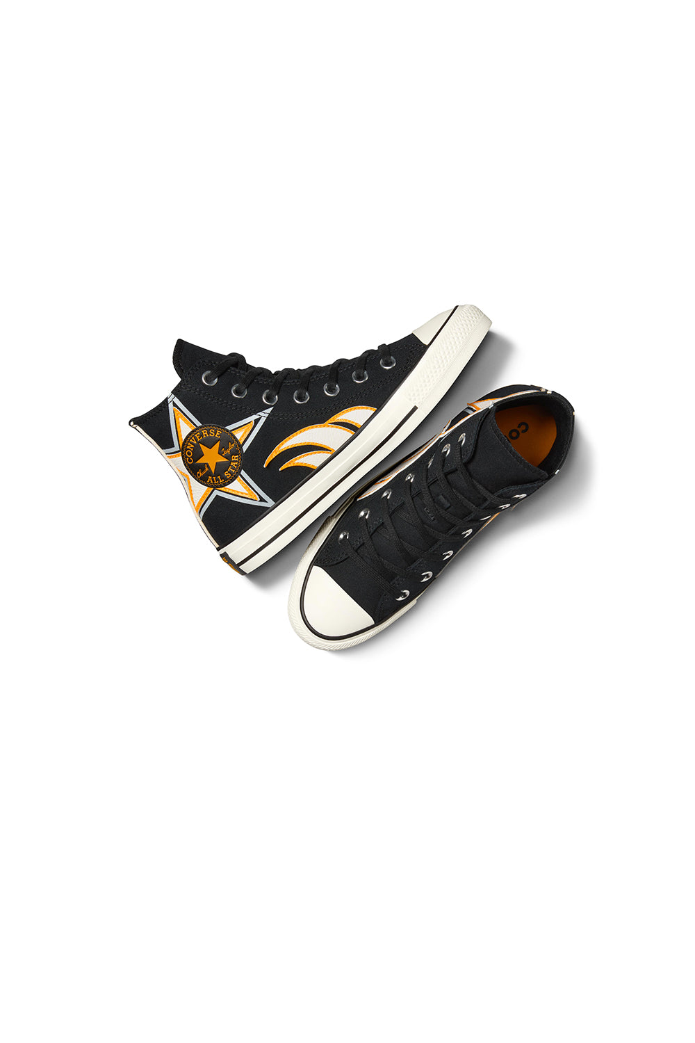 Converse Chuck Taylor All Star Racer Revival High Top Black/Vintage White/Yellow