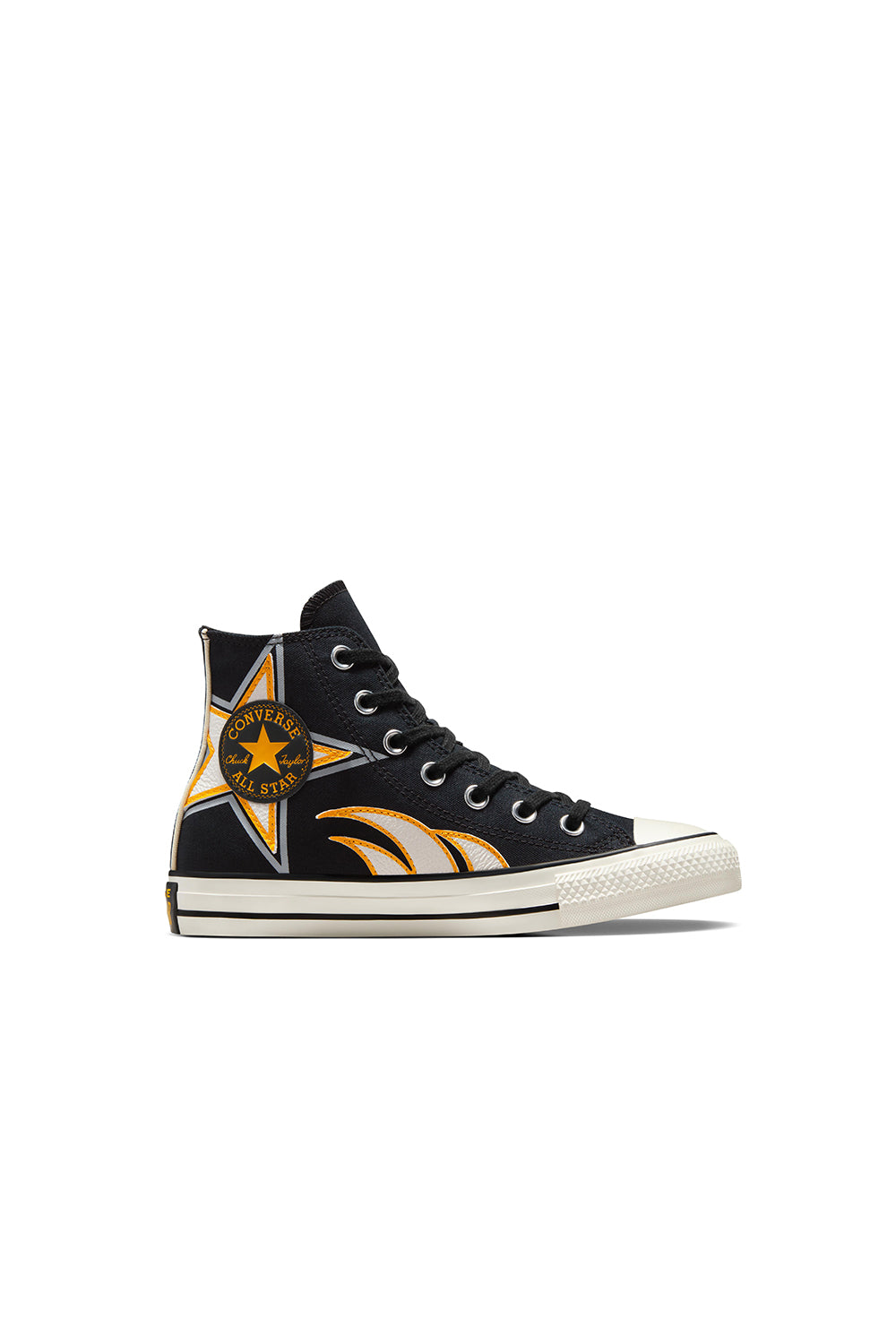 Converse Chuck Taylor All Star Racer Revival High Top Black/Vintage White/Yellow