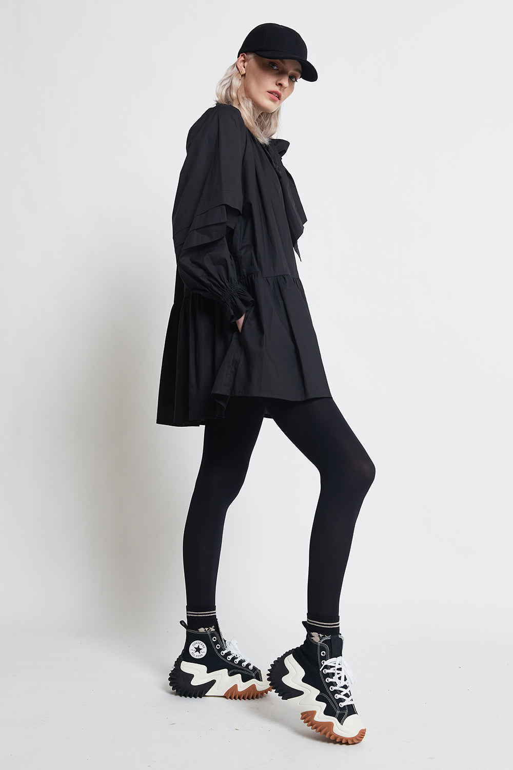 Run Star Motion Platform High Top Black