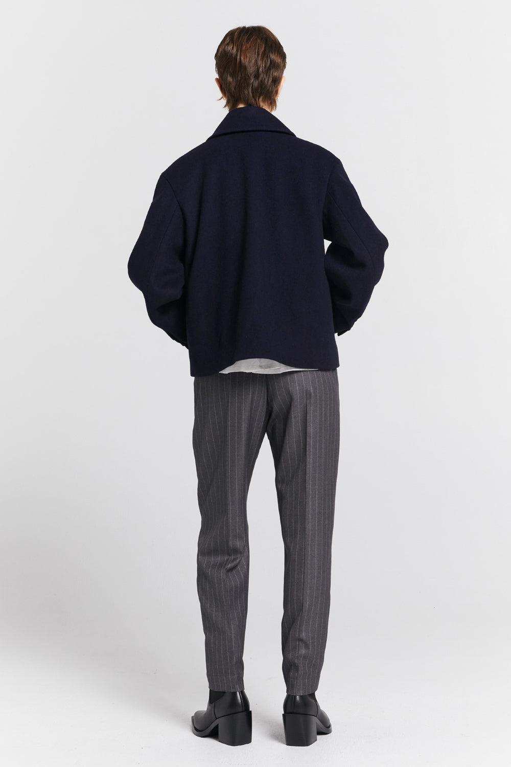 Cropped Peacoat Navy