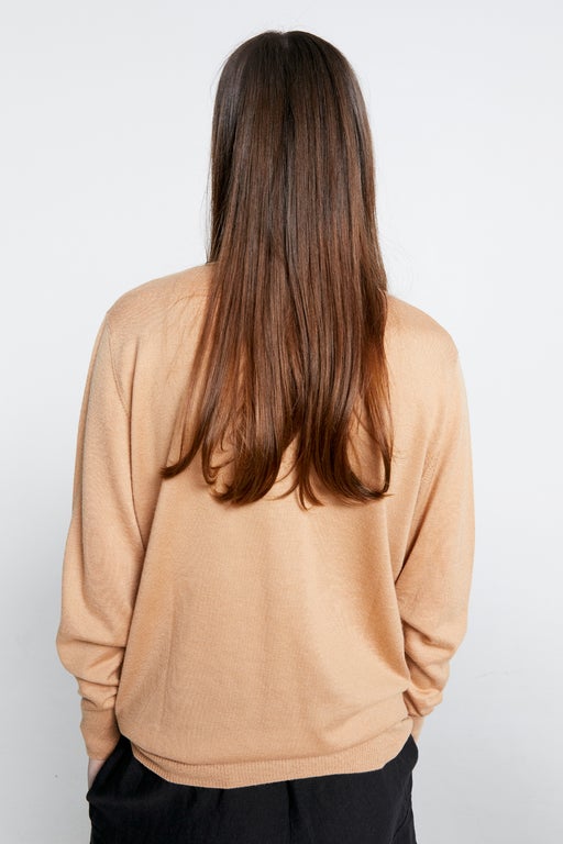 Daisy Cashmere Cardigan Camel