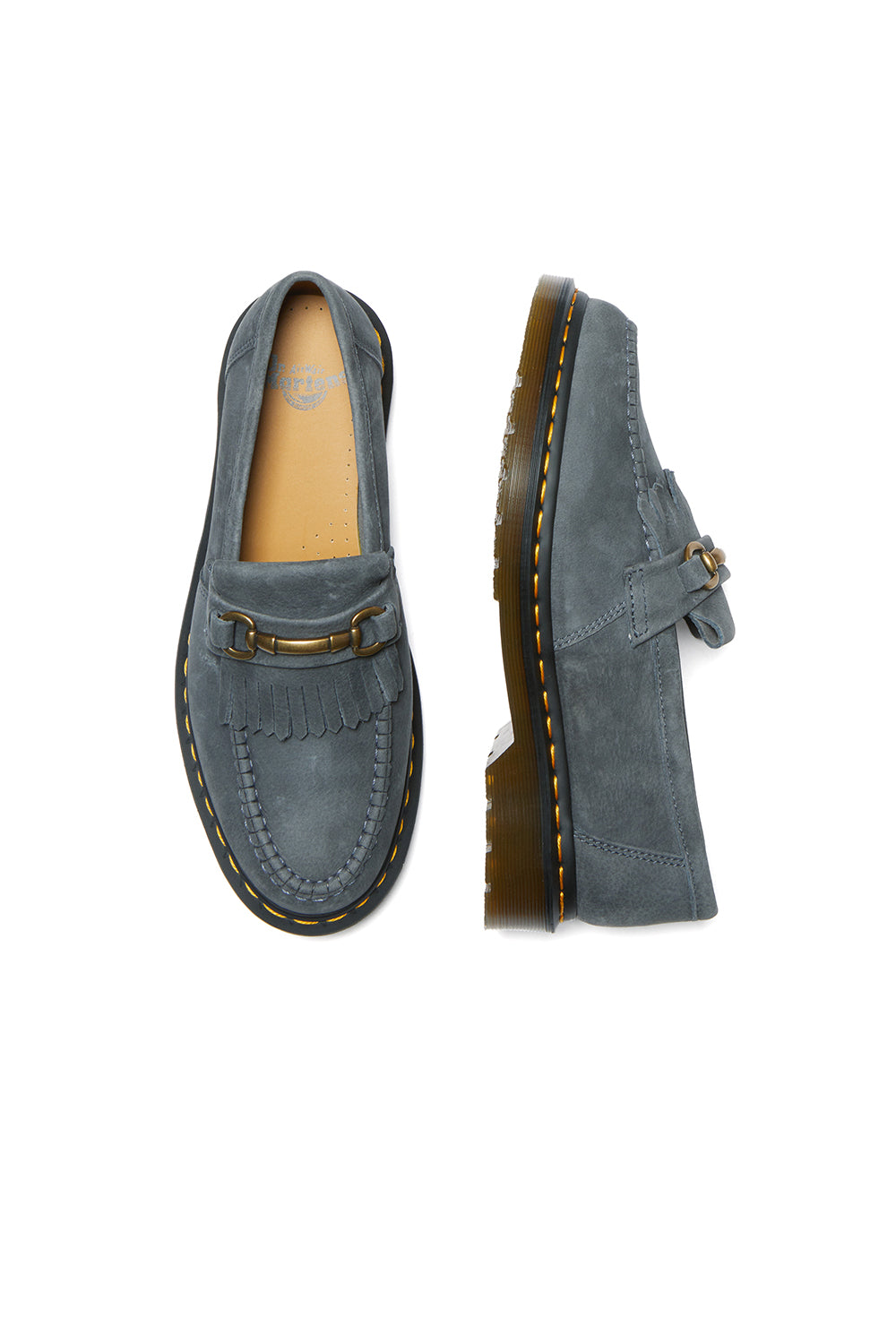 Dr. Martens Adrian Snaffle Loafer Washed Denim