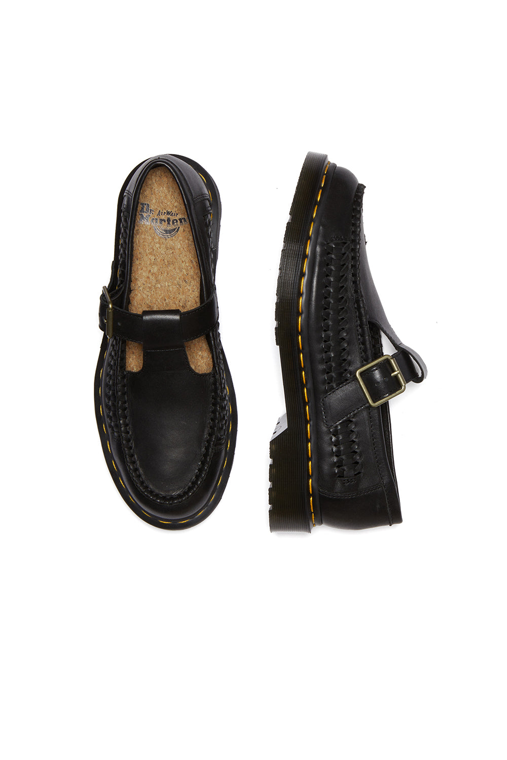 Adrian T-Bar Shoe Black