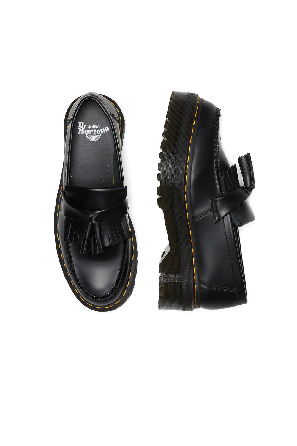 Dr. Martens Adrian Tassel Quad Loafer Black