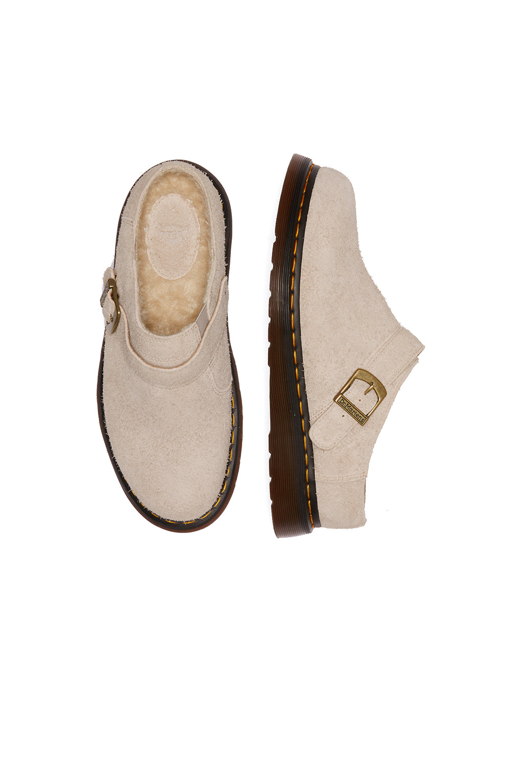 Dr. Martens Isham Buckle Mule Vintage Taupe