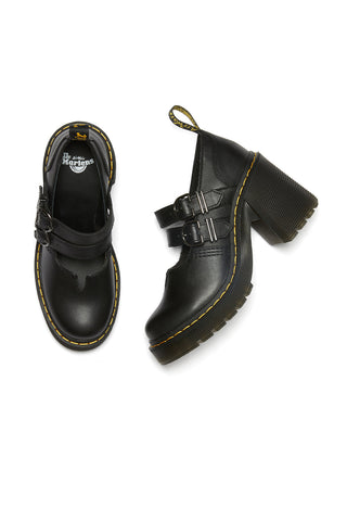 Eviee Heeled Mary Jane Black