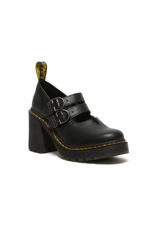 Eviee Heeled Mary Jane Black