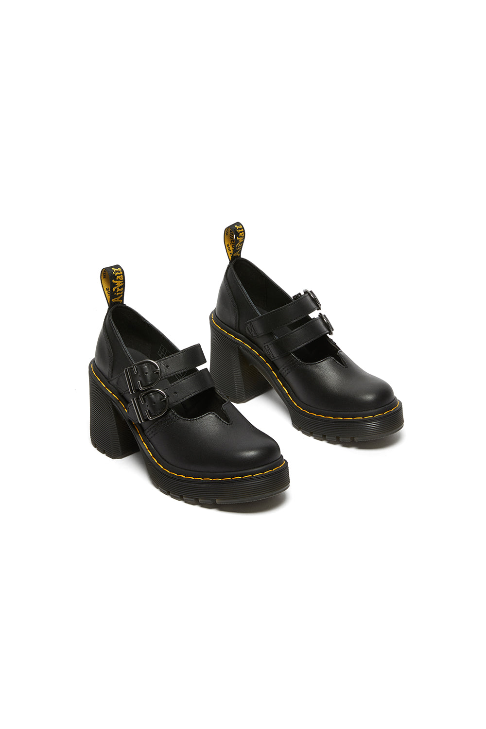 Eviee Heeled Mary Jane Black