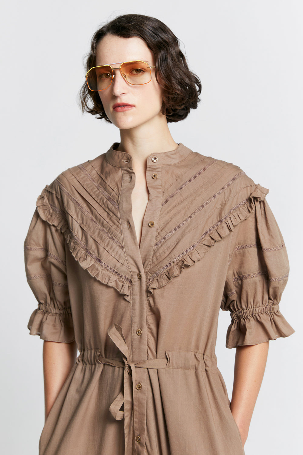 Dreamers Organic Cotton Dress Bran