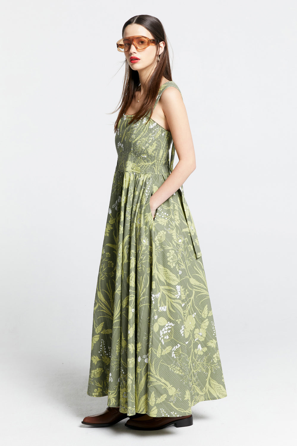 Eden Dress Green