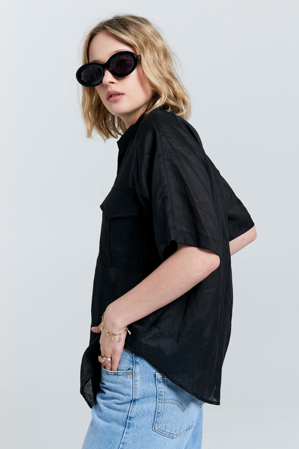 Eva Shirt Black