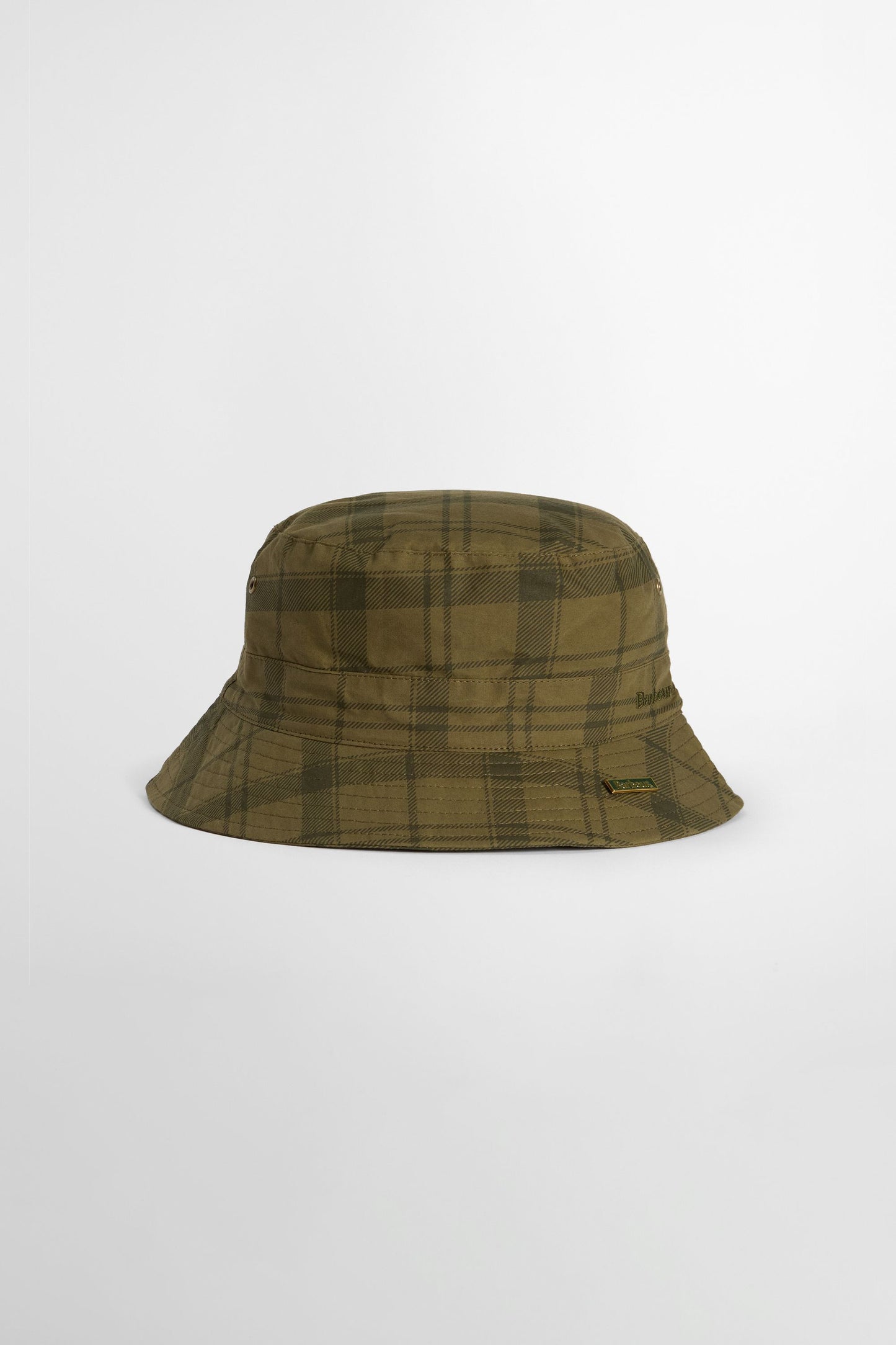 Tartan Transport Bucket Hat Dusky Green Tartan