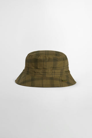 Tartan Transport Bucket Hat Dusky Green Tartan