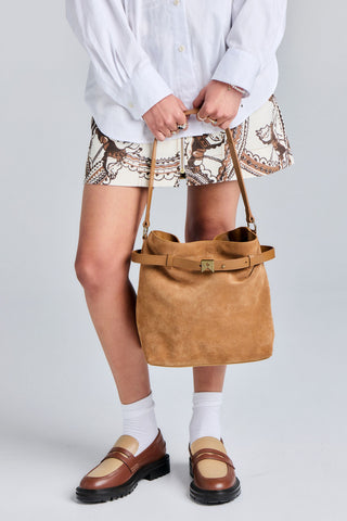 Rider Bucket Bag Tan