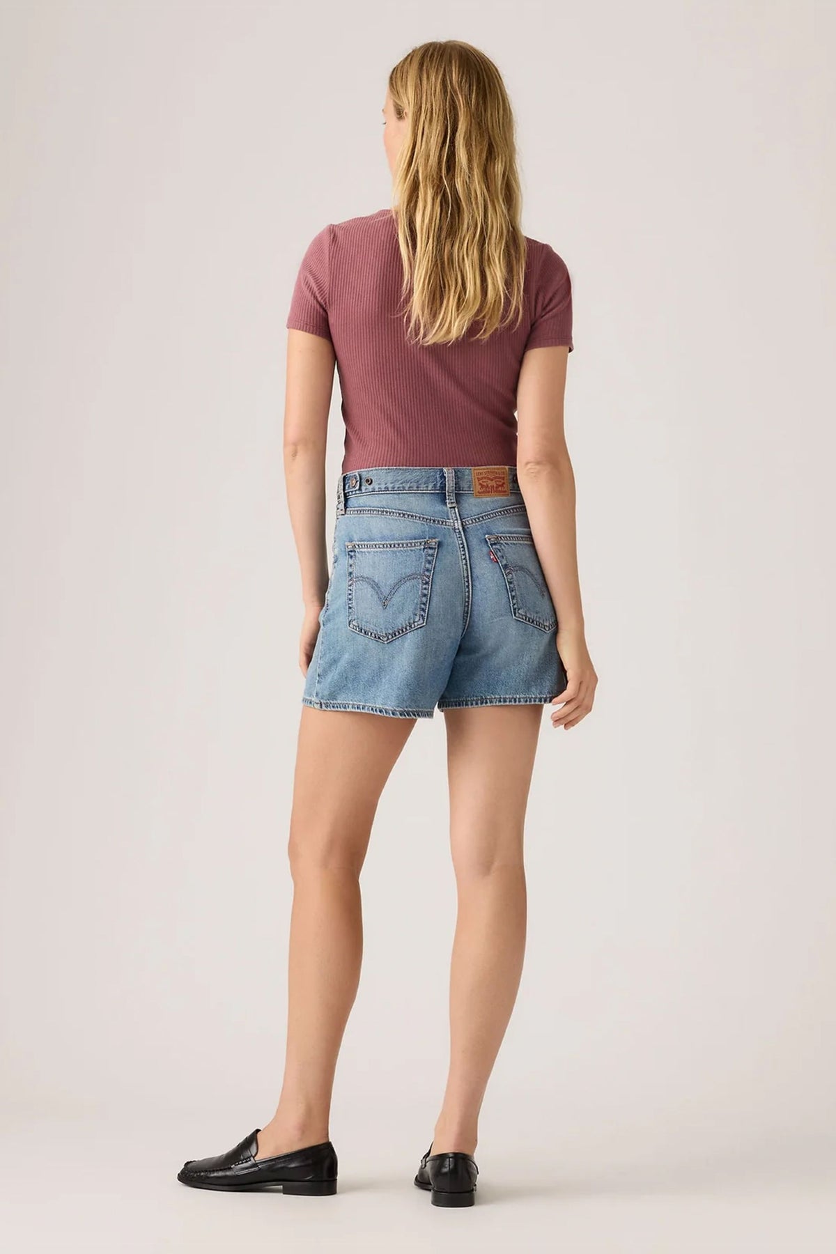Cinch Mid-Thigh Shorts Lift up Short Medium Indigo
