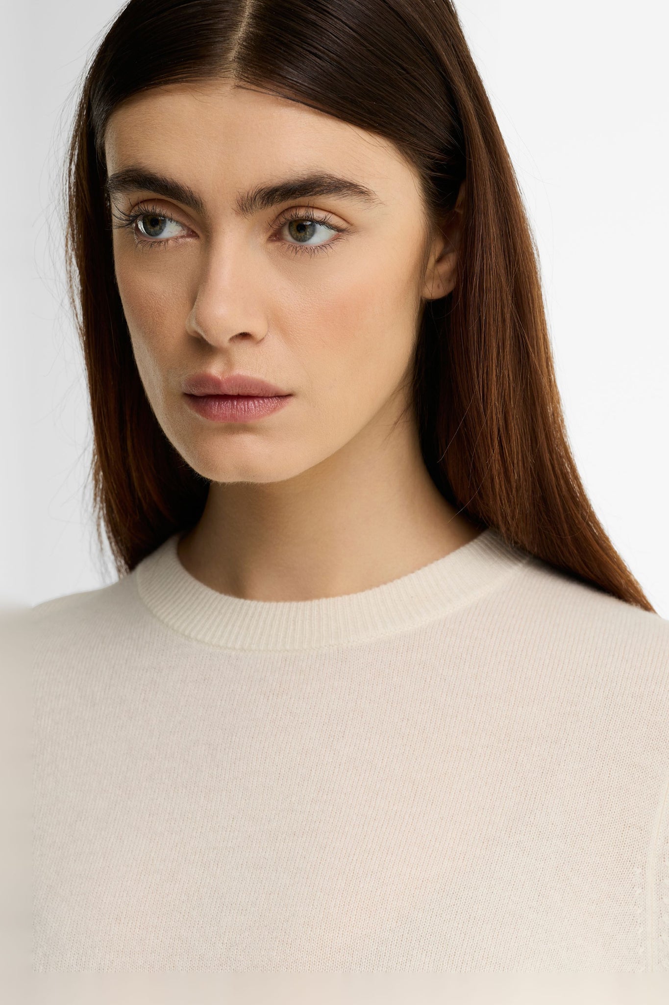 Penwood Cashmere Knitted Jumper Ecru