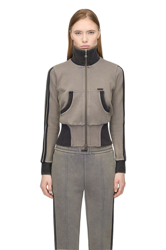 AVAVAV Cropped Track Top Grey Four
