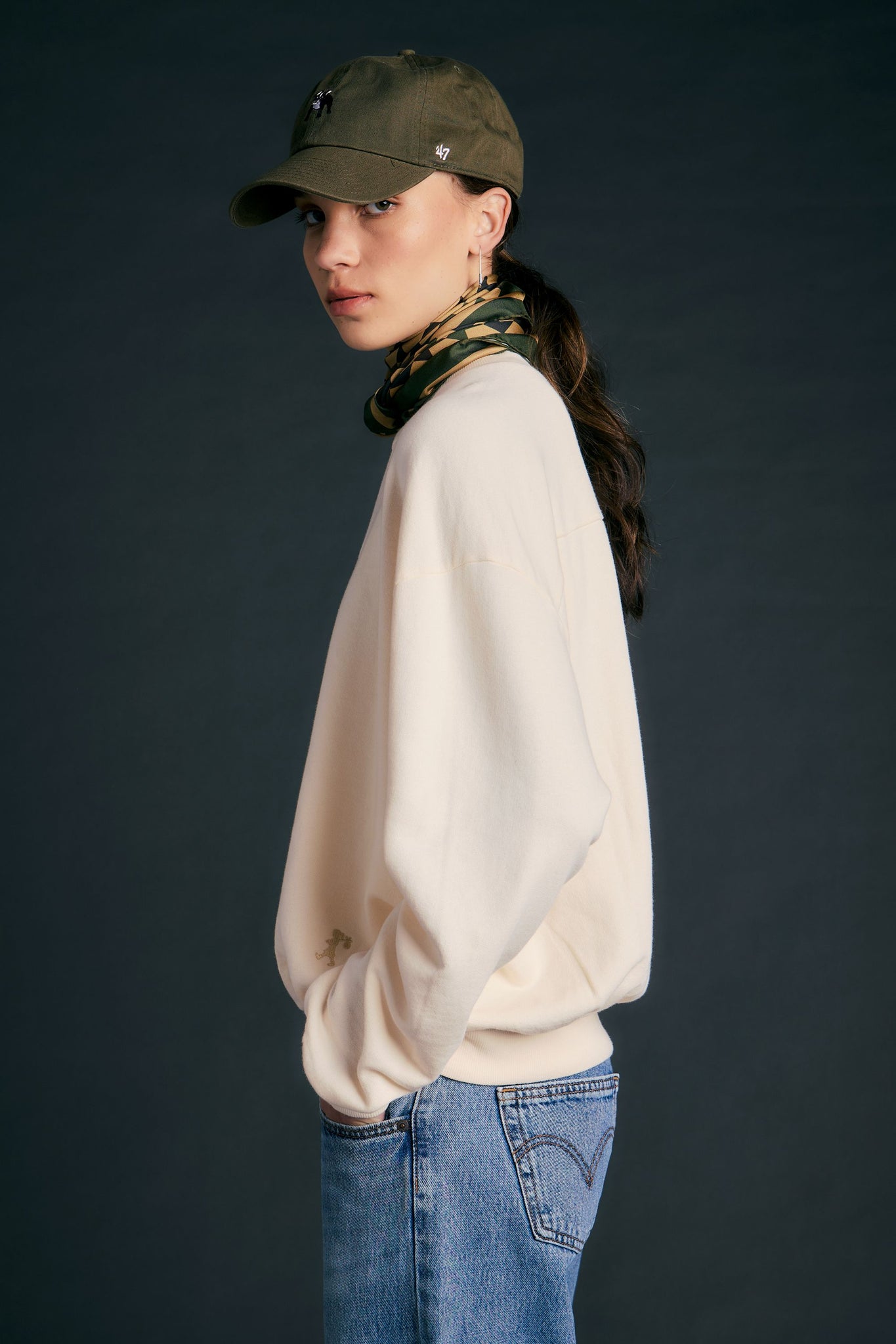Runaway Weather Shop Sweatshirt Ecru