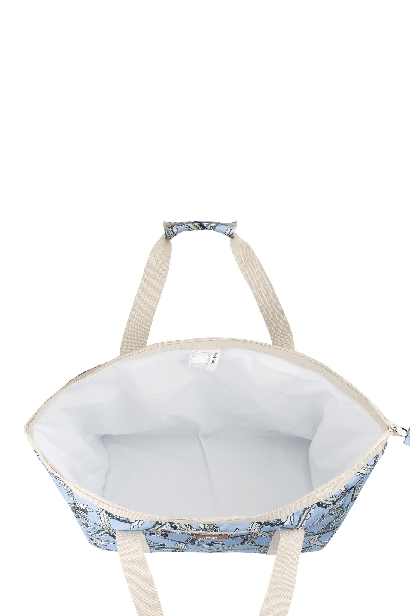 Tote Bag Carousel Light Blue