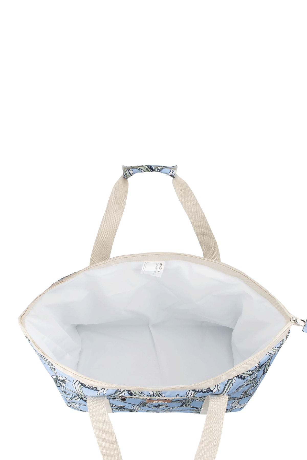 Tote Bag Carousel Light Blue