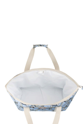 Tote Bag Carousel Light Blue
