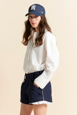 Harbour Organic Cotton Shorts Navy