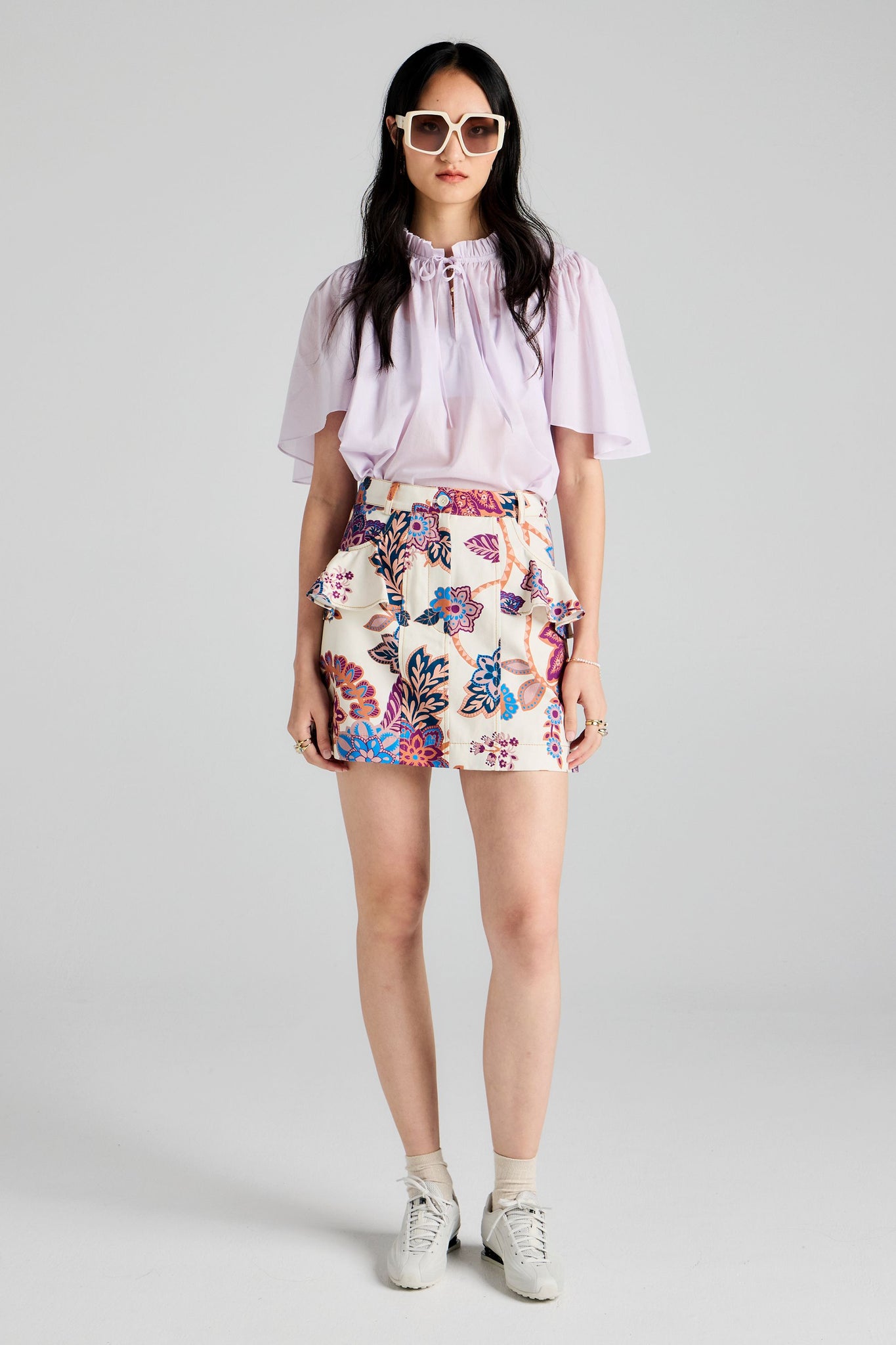 Alegra Skirt Cream Multi