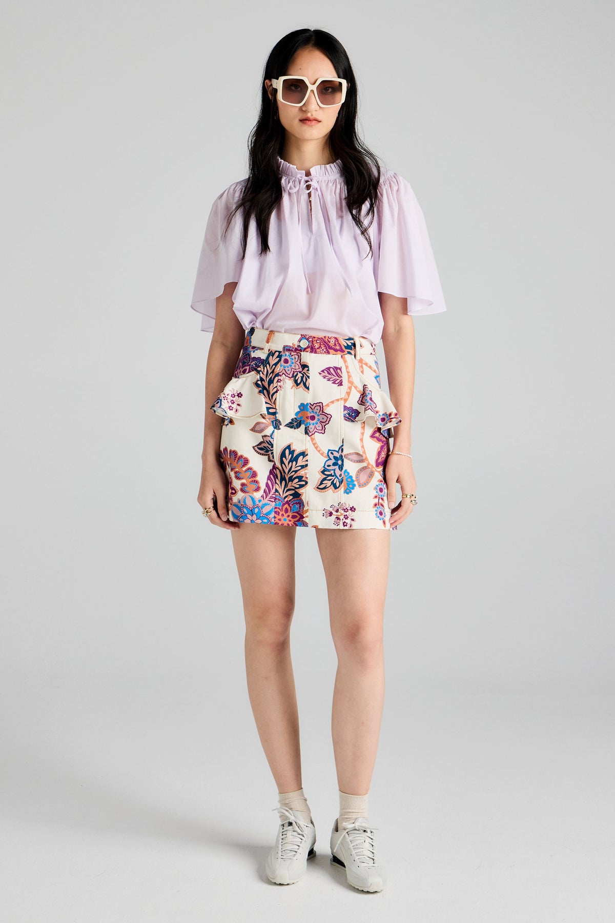 Alegra Skirt Cream Multi