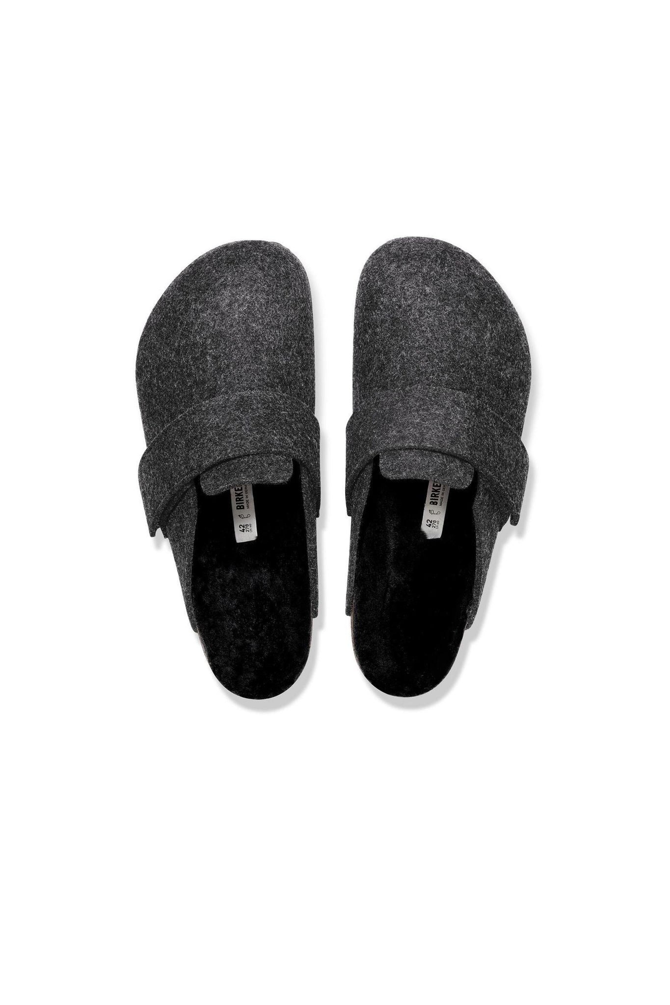 Loma Felt Shearling Regular Fit Anthracite