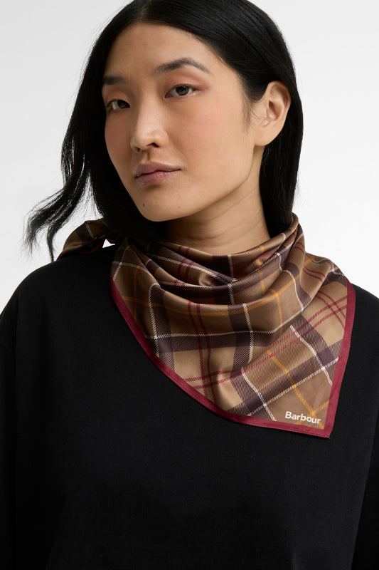 Kinsale Tartan Head Scarf Muted Tartan