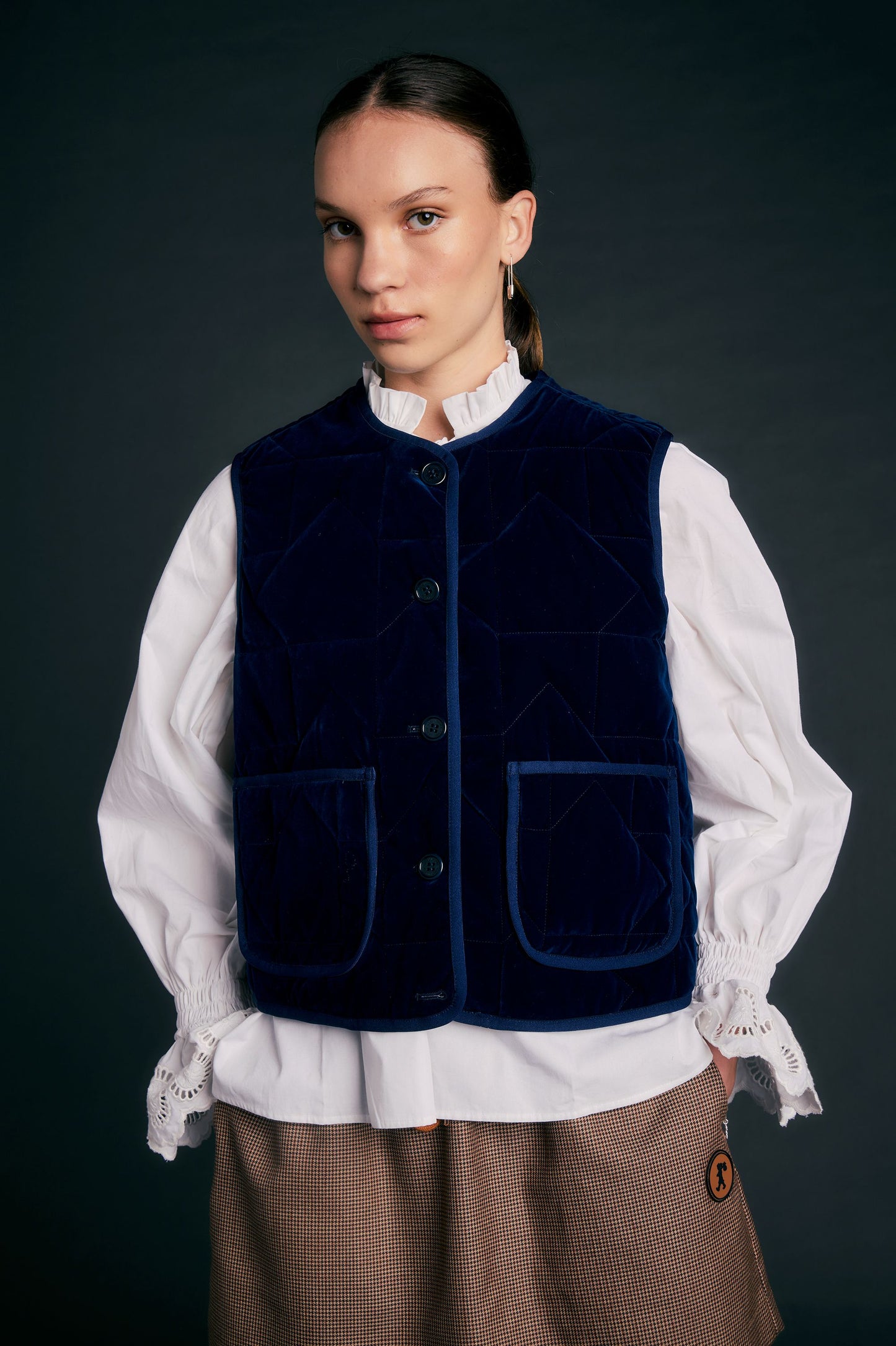 Ashford Vest Navy