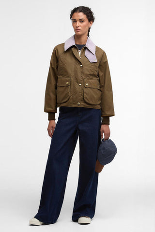 Cropped Beadnell Wax Sand/Dress/Heather Mist