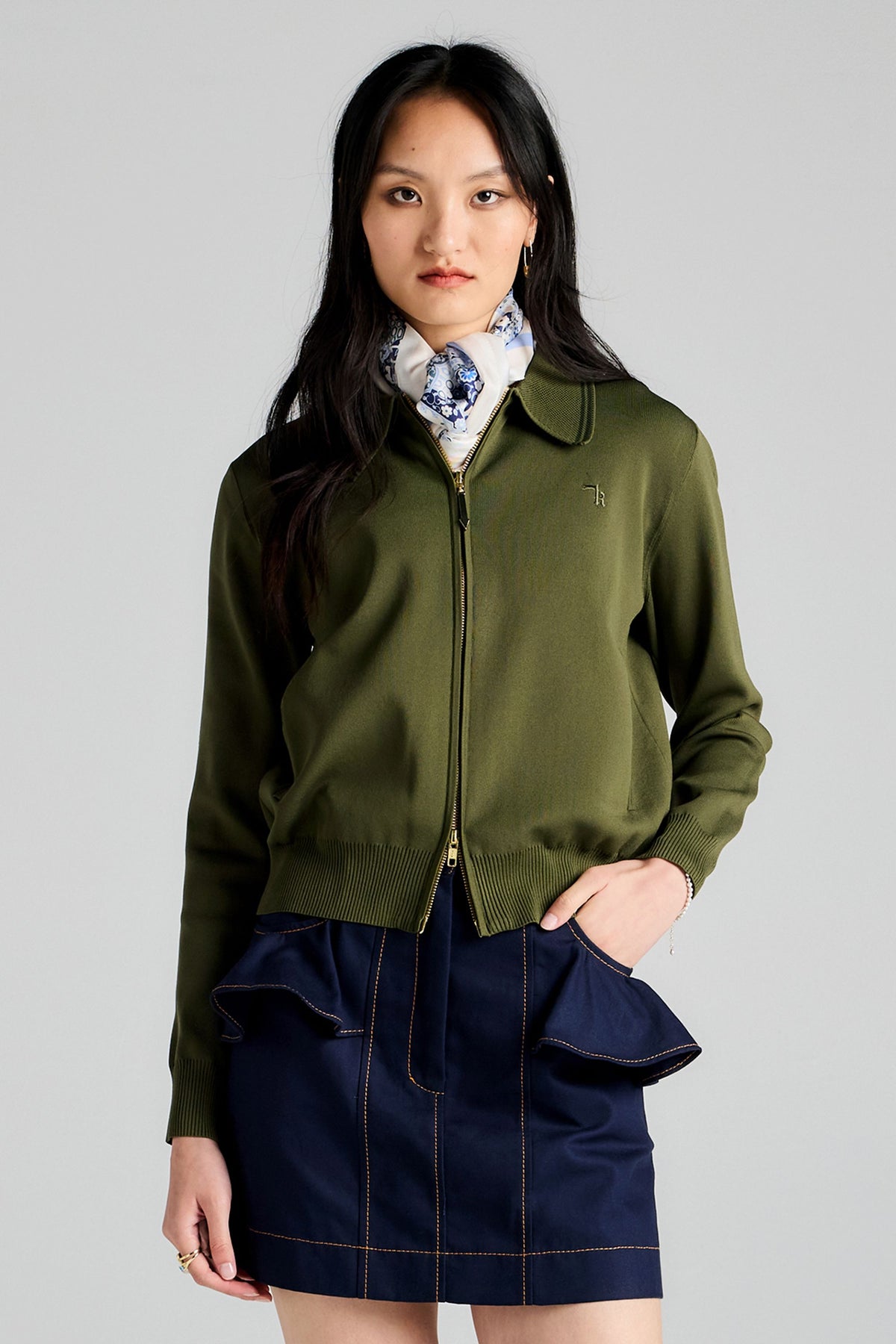 Runaway Knit Cardigan Green