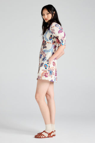Delphie Dress Cream Multi