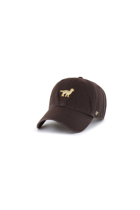 Golden Retriever Icon Clean Up Brown