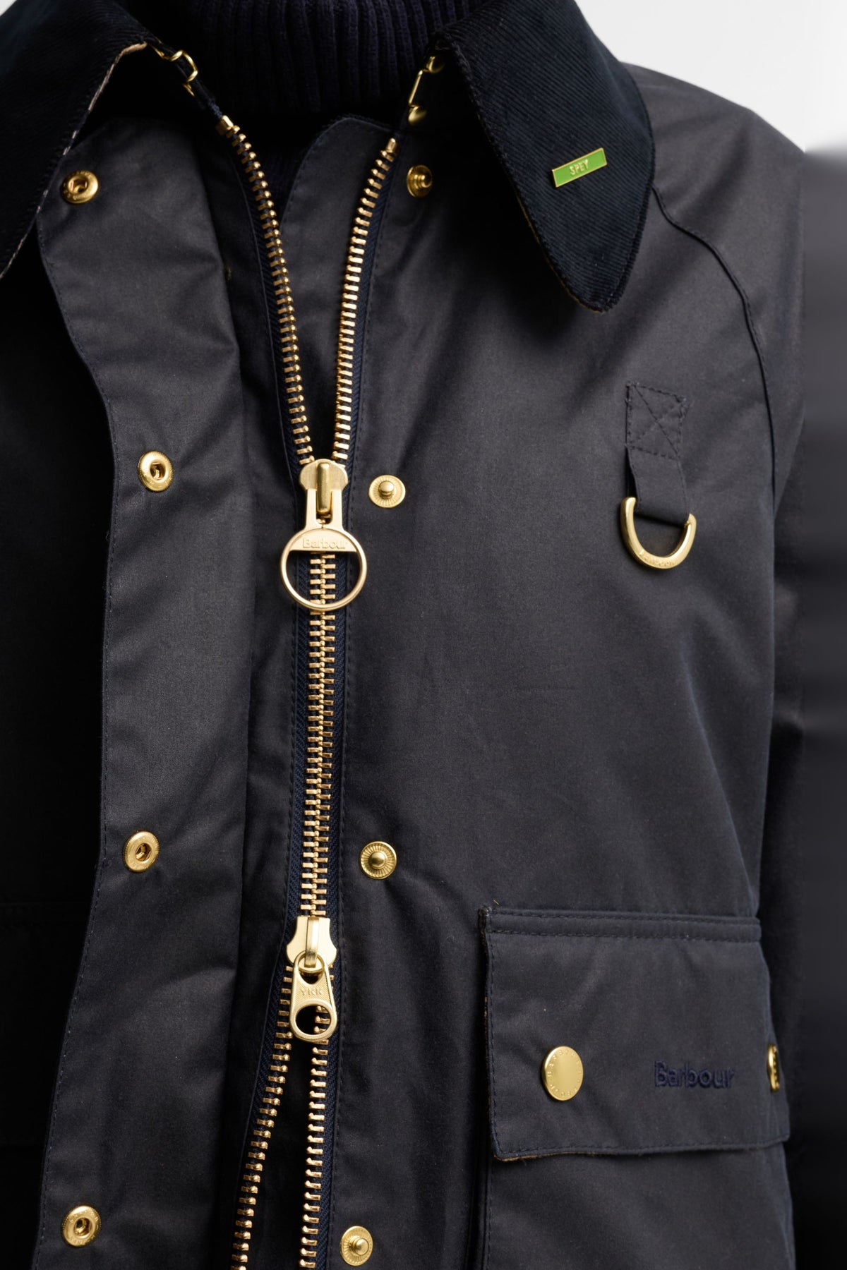 Icons Modern Spey Wax Jacket Navy/Birchwood