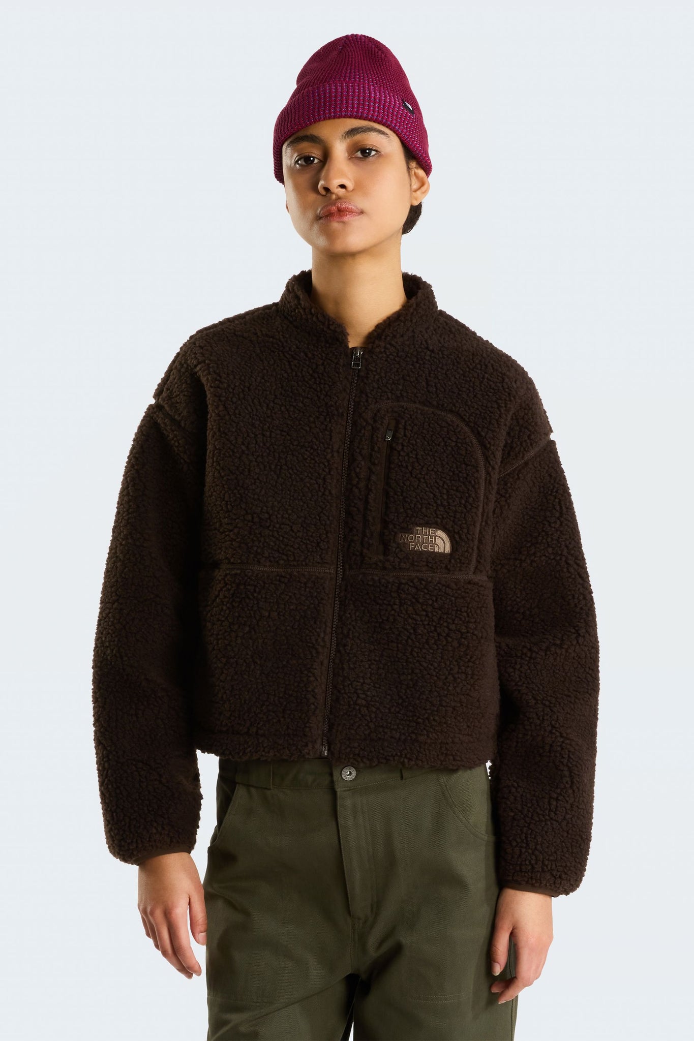 Extreme Pile 2 Full Zip Jacket Dark Chestnut
