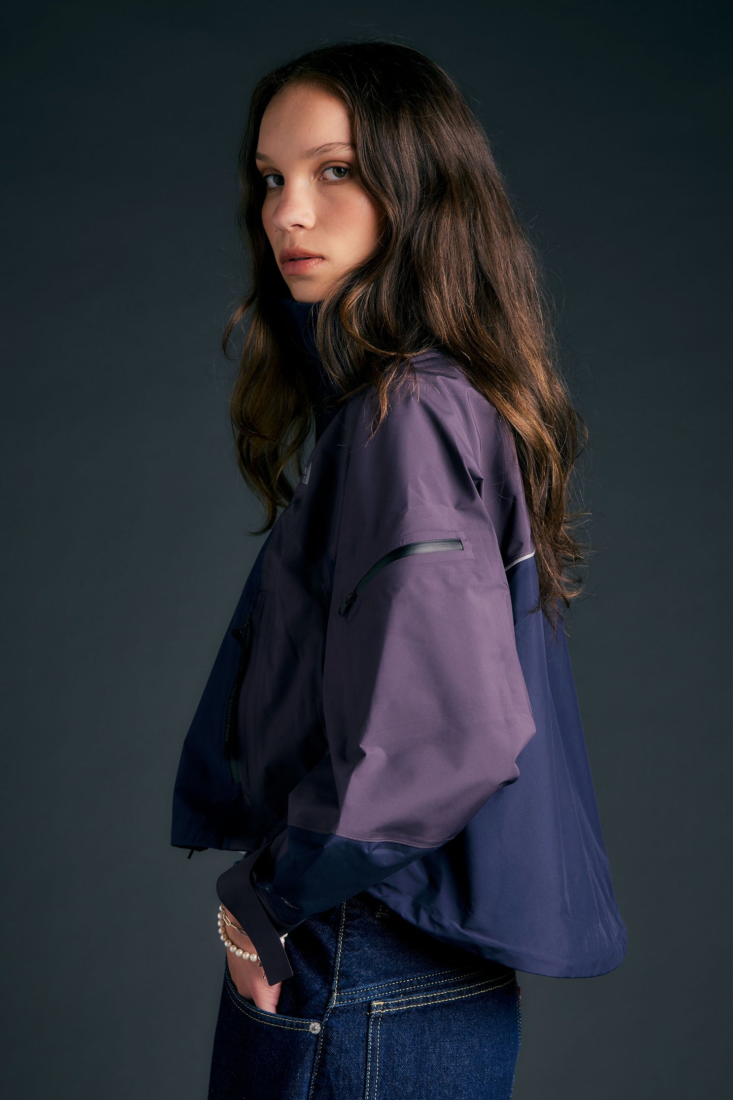 Dryvent A-Line Retro Hardshell Jacket Aviator Navy/Endless Dusk