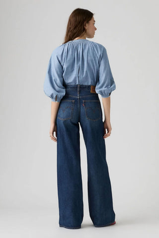 Middy Wide Leg Midnight Charm Deep Indigo