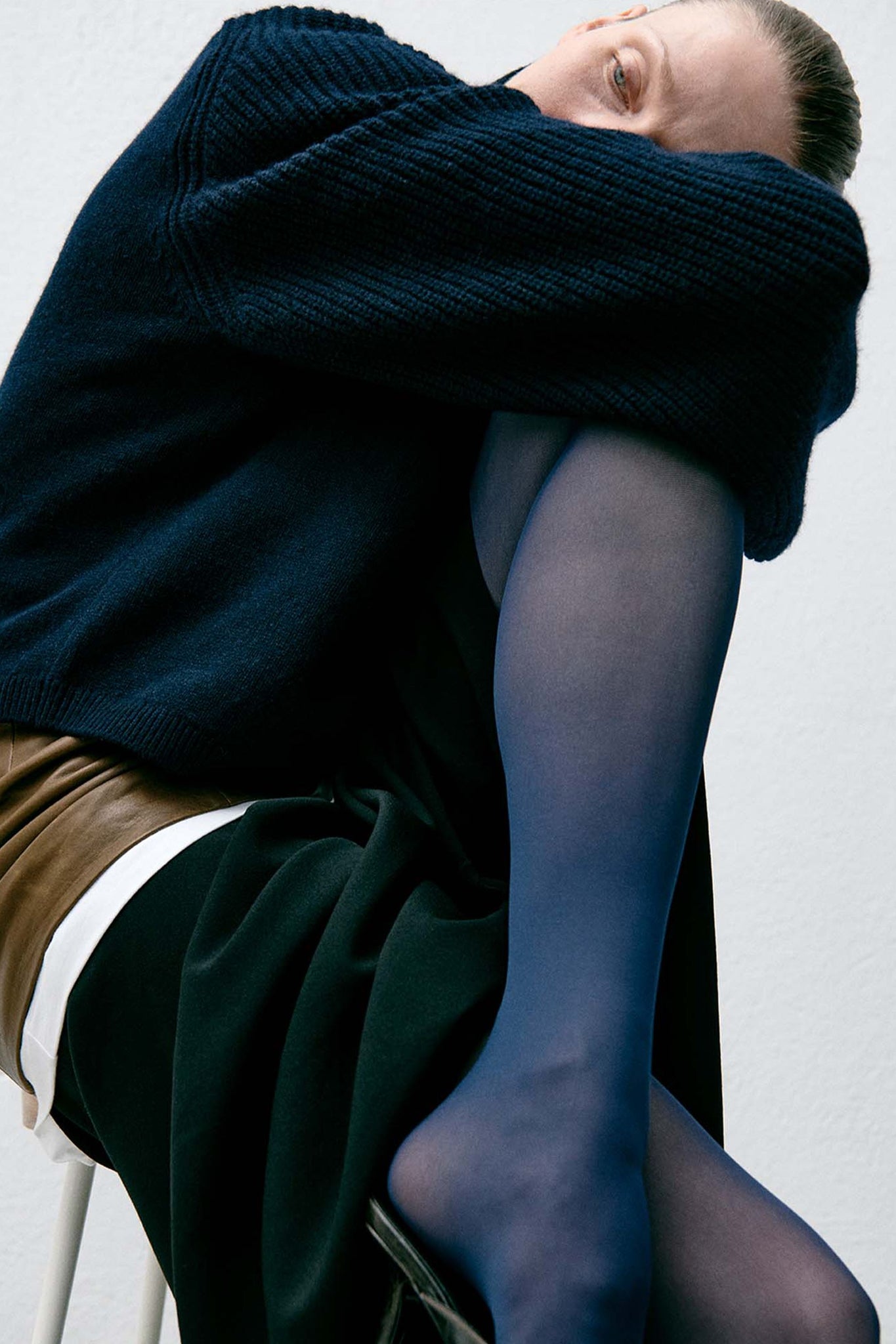 Svea Premium Tights Dark Indigo