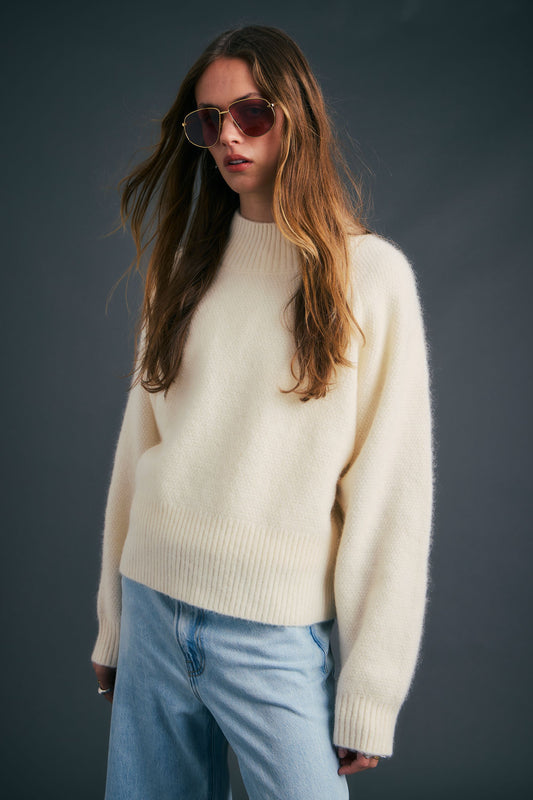 Burrow Sweater Ivory