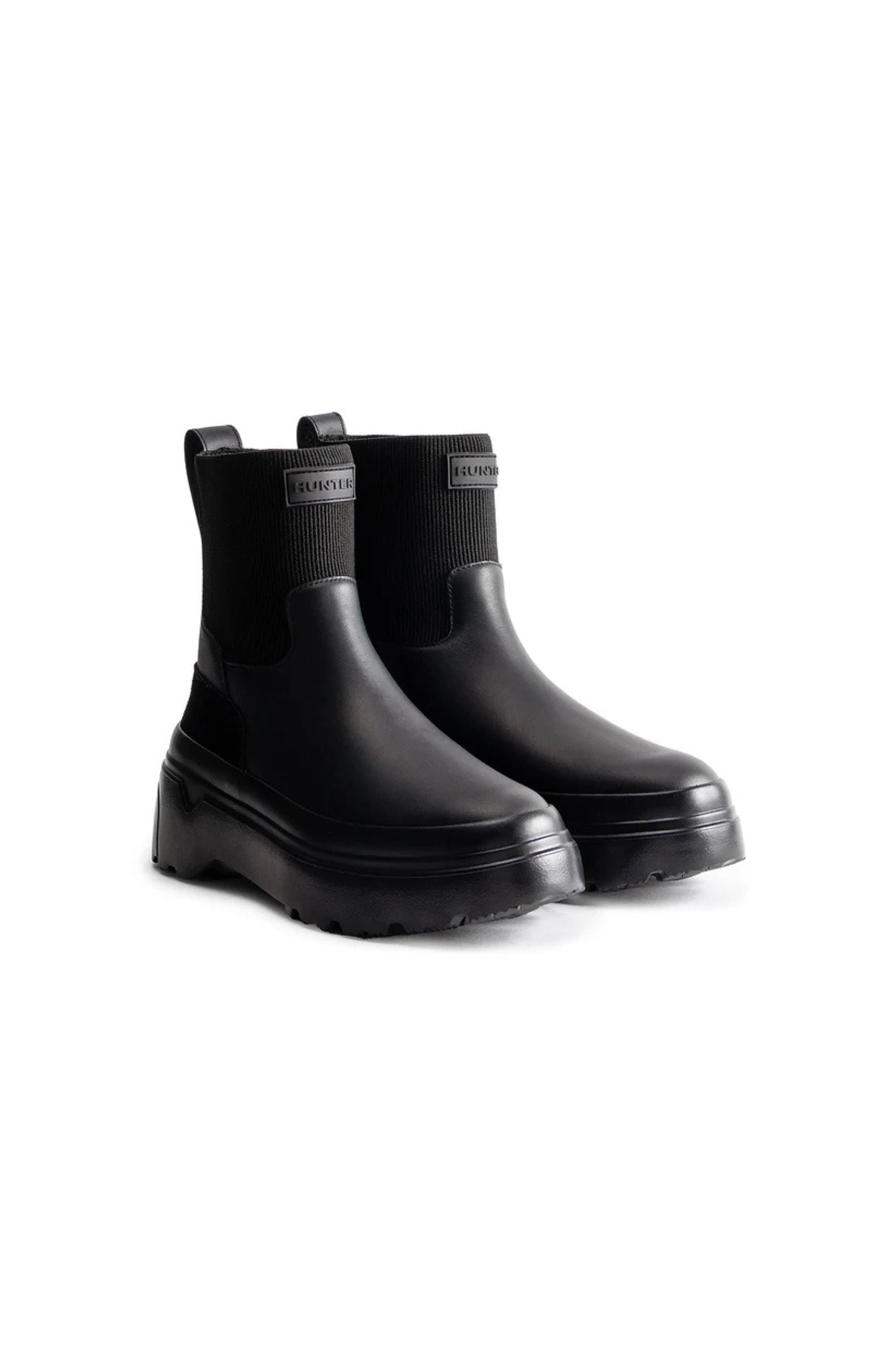 Explorer Chelsea Platform Boot Black – Karen Walker