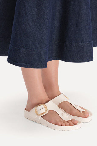 Gizeh Big Buckle EVA Regular Fit Eggshell