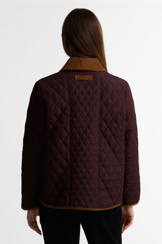 Ainsdale Quilted Jacket Fig/Muted