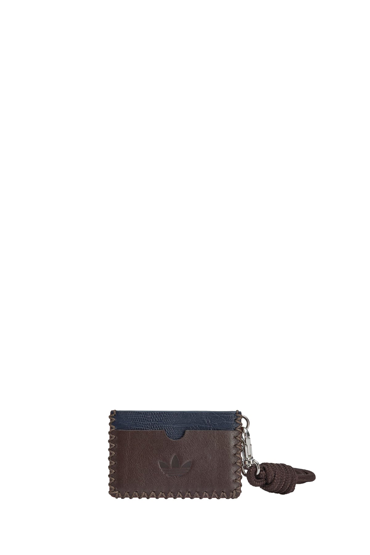 Wales Bonner Small Wallet Dark Brown/Craft Ochre