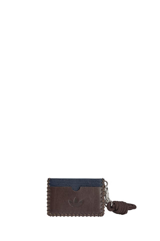 Wales Bonner Small Wallet Dark Brown/Craft Ochre