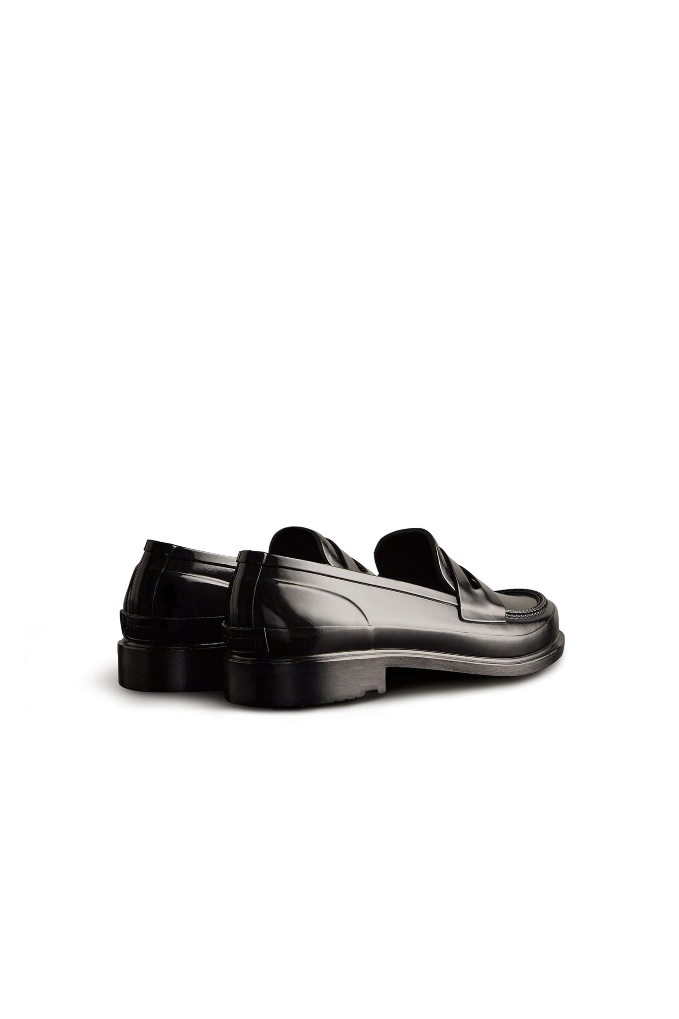 Refined Gloss Penny Loafer Black