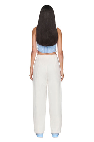 Miaou Track Pant Chalk White