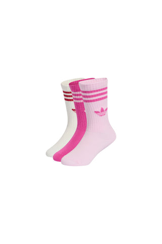 Crew Socks 3 Pack Orchid Fusion/Lucid Fuchsia