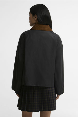 Arlene Wax Jacket Navy/Ancient